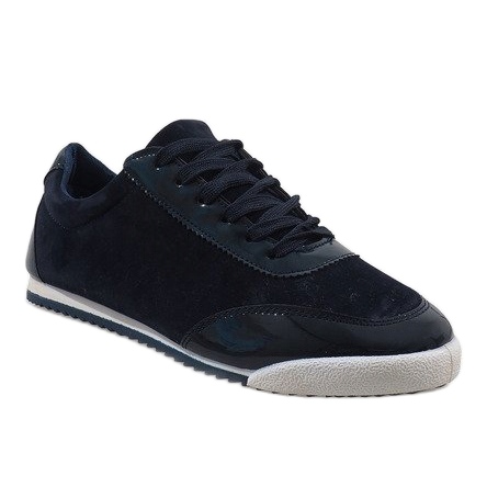 Adidași bărbătești bleumarin JX-22 negru 1