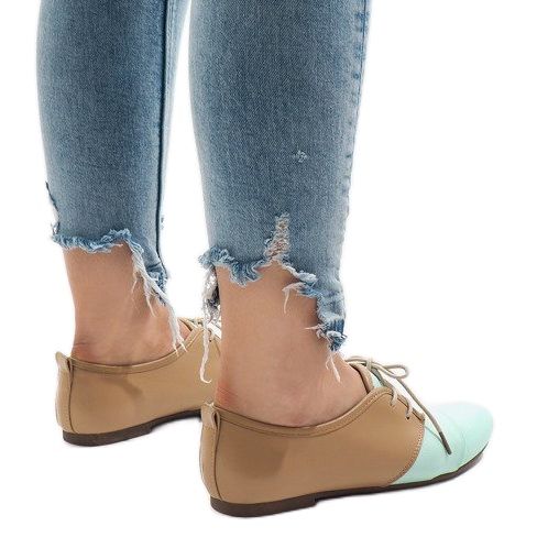 Încălțăminte jazz cu pantaloni oxford Pantofi oxford 2 maro verde 1