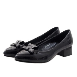 Tocuri înalte negre GF-A166 negru 3