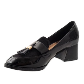 Tocuri înalte negre PZY-01 negru 1