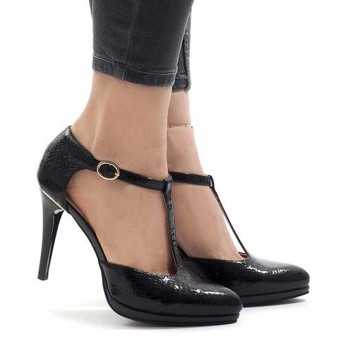 Pompe negre pe stâlpul A509-22-2 negru 1