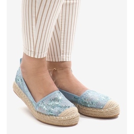 Espadrile deschise albastre L08-71 albastru 1