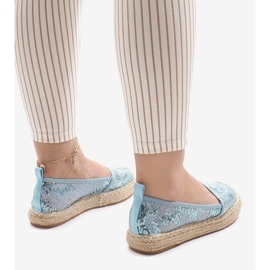 Espadrile deschise albastre L08-71 albastru 2