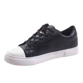 Adidași negri K1709 negru 1
