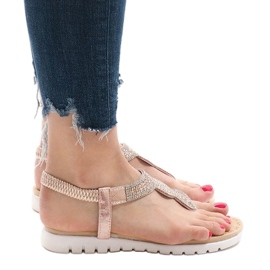 Sandale roz ornate S11 1