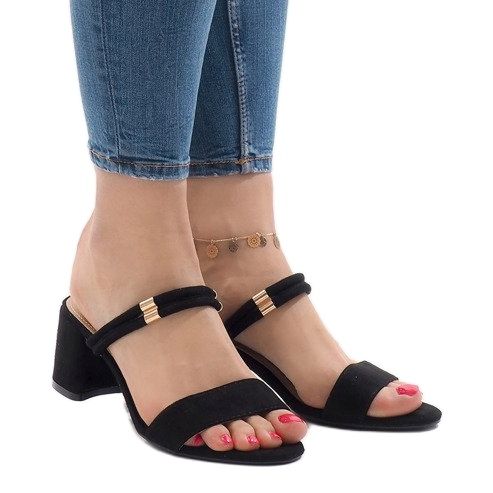 Tocuri înalte M806 negre negru 2