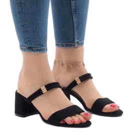 Tocuri înalte M806 negre negru 1