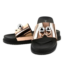 Papuci roz cu bile 1819 1 Papuci roz cu bile 1819 1