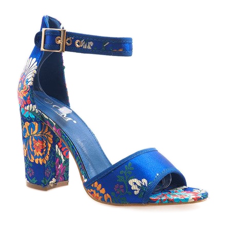 Sandale albastre pe stâlp 77-14 albastru 1
