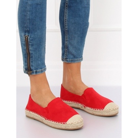 Red Espadrilles pentru femei 180-5 Red II-GAT roșu 4