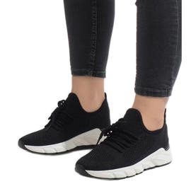 7766-Y pantofi sport negri negru 1