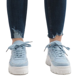 Încălțăminte sport albastră HX999 albastru 2