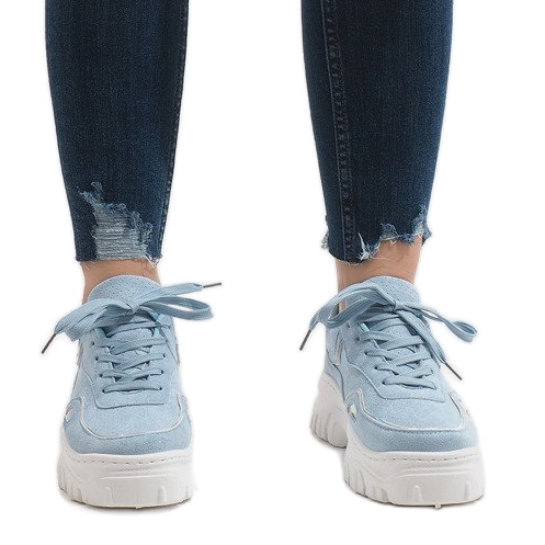 Încălțăminte sport albastră HX999 albastru 2