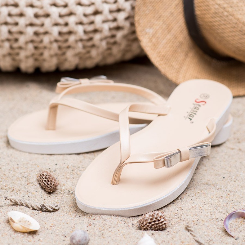 Seastar Flip-flops With A Bow maro 1