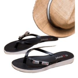 Seastar Flip-flops With A Bow negru 3