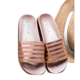 Weide Papuci Cu Sclipici roz 1 Weide Papuci Cu Sclipici roz 1