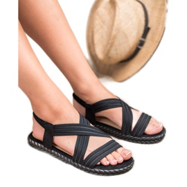 SHELOVET Sandale confortabile pentru femei negru 1