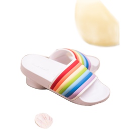 Sweet Shoes Flip Flops din cauciuc colorat alb multicolor 4