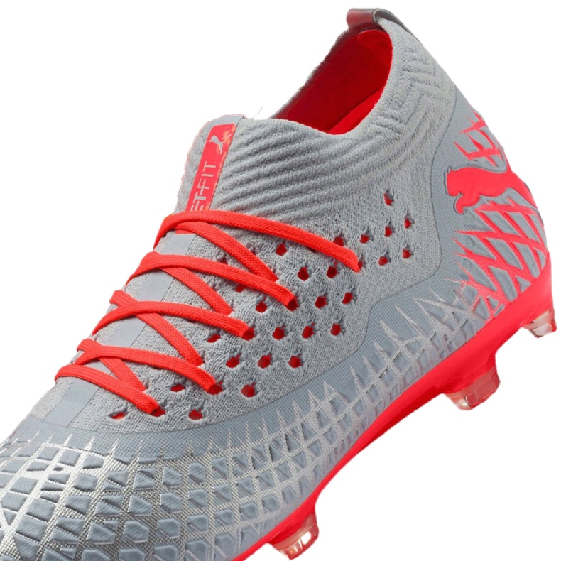 Ghete de fotbal Puma Future 4.2 Netfit Fg / Ag M 105611-01 multicolor gri 1