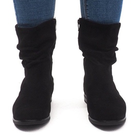 Cizme calde Jodhpur L7355 Negru 2