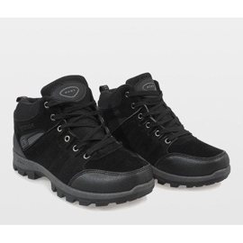 Cizme de zăpadă izolate negre KFT001 negru 2