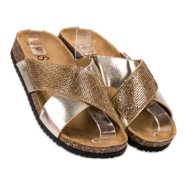 SHELOVET Papuci clasici de aur 1