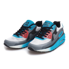 Pantofi de alergare Neony B306-9 Alb negru albastru multicolor 1