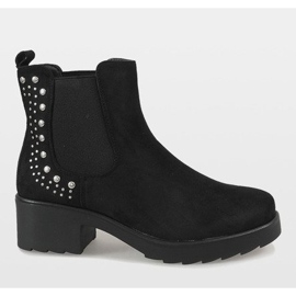 Kayla Shoes Cizme cu toc înalt izolate negre 88048 negru 2