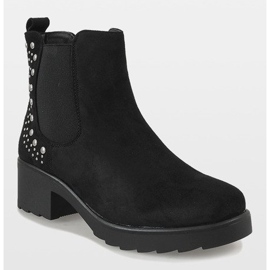 Kayla Shoes Cizme cu toc înalt izolate negre 88048 negru 1