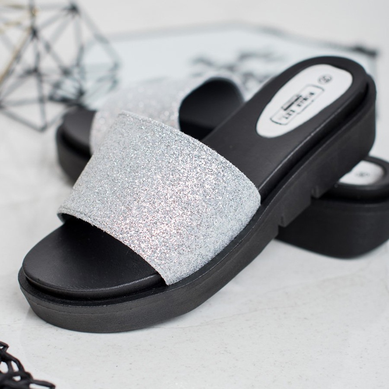 SHELOVET Papuci din cauciuc gri 2