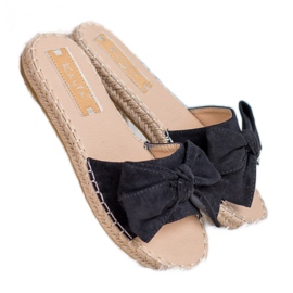 Kayla Papuci Cu Arc negru 1