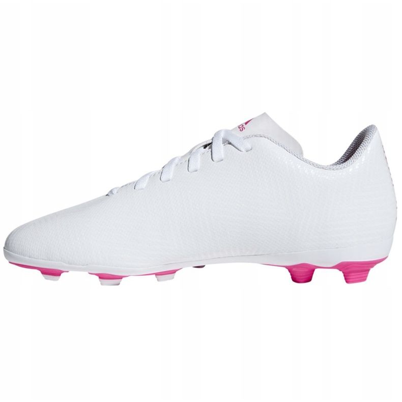 Ghete de fotbal Adidas Nemeziz 18.4 FxG Jr CM8511 multicolor alb 2 Ghete de fotbal Adidas Nemeziz 18.4 FxG Jr CM8511 multicolor alb 2