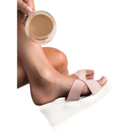 Bello Star Sandale cu pană roz 1