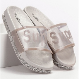 Bona Flip-flops transparente gri 2