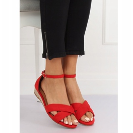 Sandale espadrile roșu 9R121 Roșu 2
