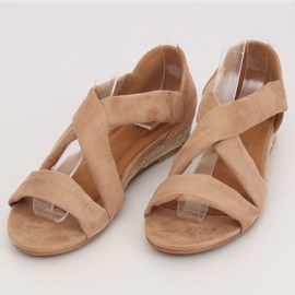 Sandale espadrile bej 9R72 Kaki 1