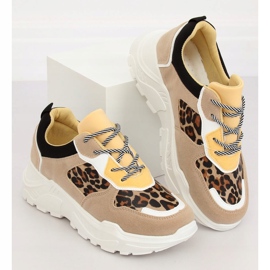 LV88P Pantofi sport leopard bej 1