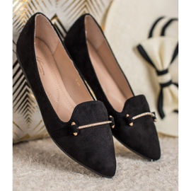 SHELOVET Ballerina In Spitz negru 2