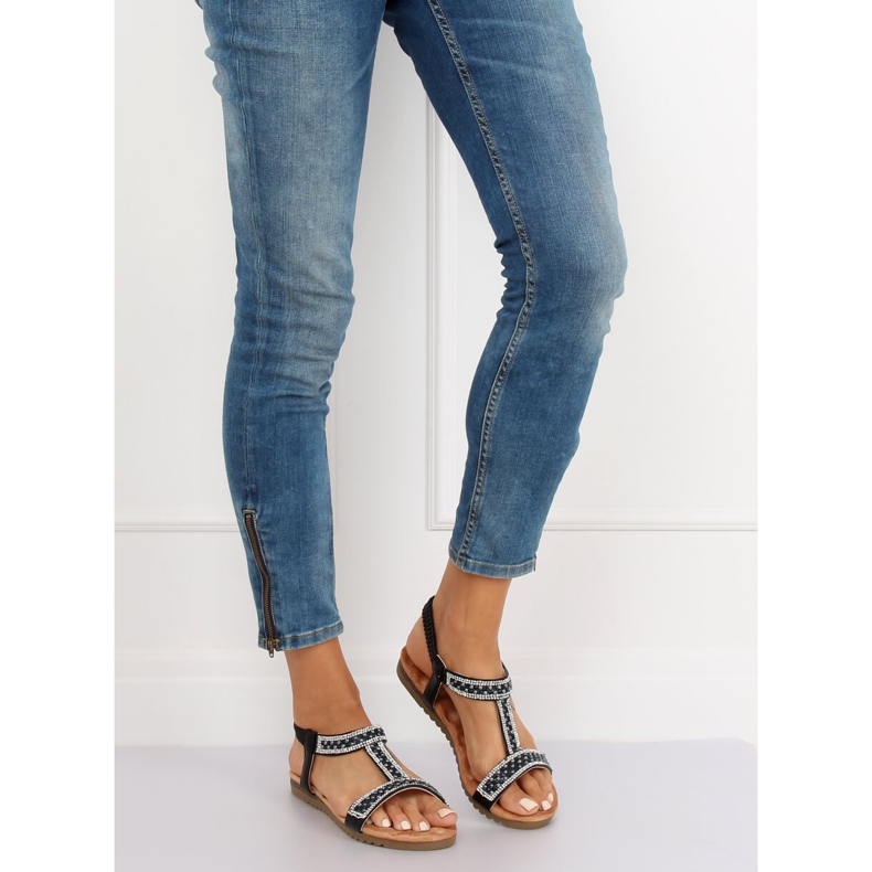 Sandale dama negre HT-67 Negre negru 1