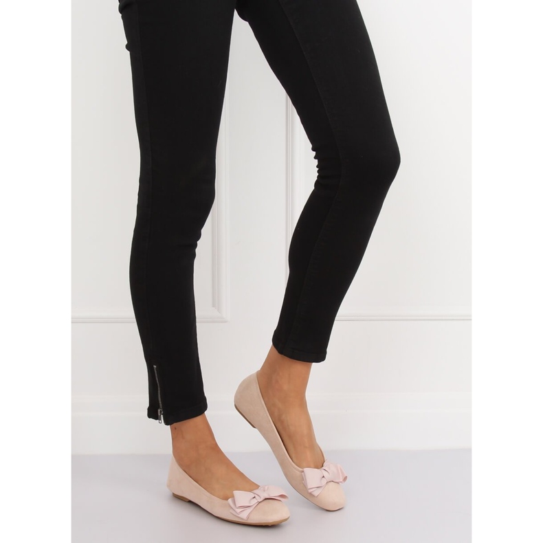 Balerini de damă pentru femei 3173 Bej 1