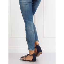 Sandale bleumarin pentru femei LL6339 Albastru albastru marin 2