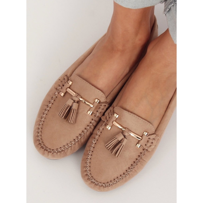 Mocasini dama bej L7183 Kaki 2