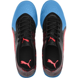 Pantofi de fotbal Puma One 19.4 It M 105496 01 negru - albastru multicolor 1