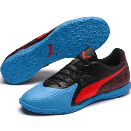 Pantofi de fotbal Puma One 19.4 It M 105496 01 negru - albastru multicolor 3