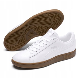 Puma Smash v2 LM 365215 13 pantofi albi 2