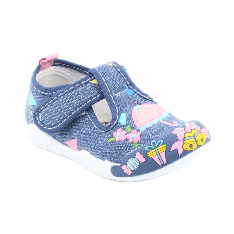 Adidași American Club insert din piele TEN30 albastru roz 1