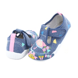 Adidași American Club insert din piele TEN30 albastru roz 4