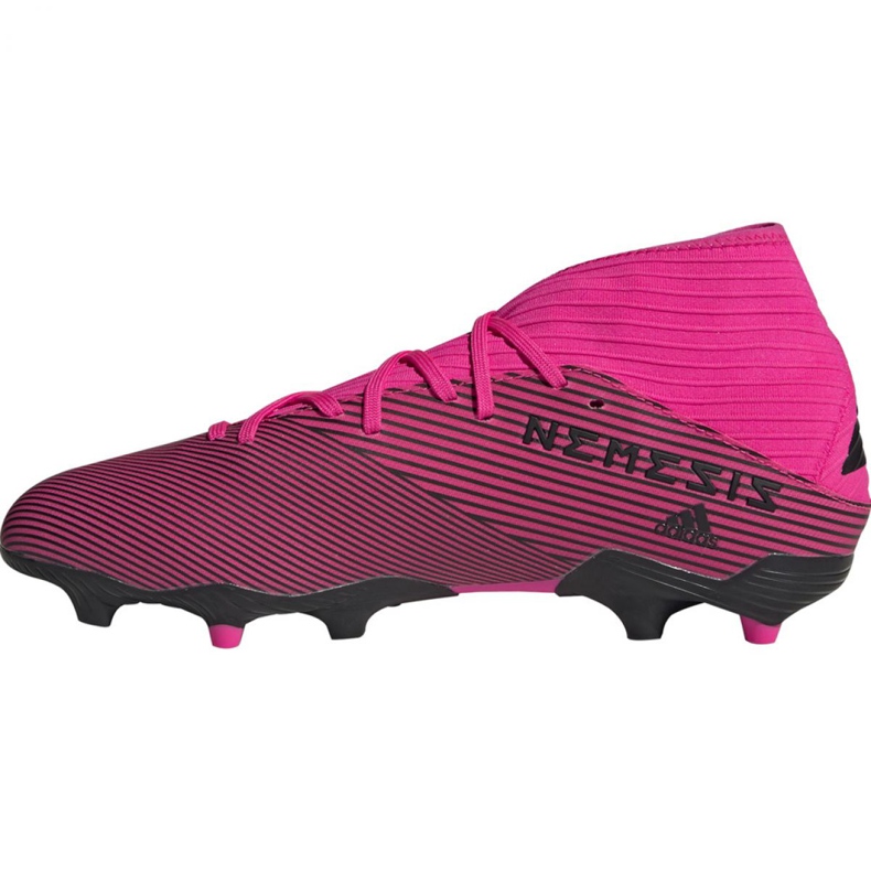 Pantofi de fotbal adidas Nemeziz 19.3 Fg M F34388 roz negru 1 Pantofi de fotbal adidas Nemeziz 19.3 Fg M F34388 roz negru 1