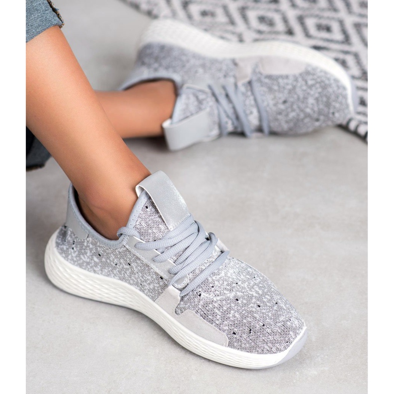 SHELOVET Pantofi sport de alunecare gri 1