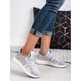 SHELOVET Pantofi sport de alunecare gri 2